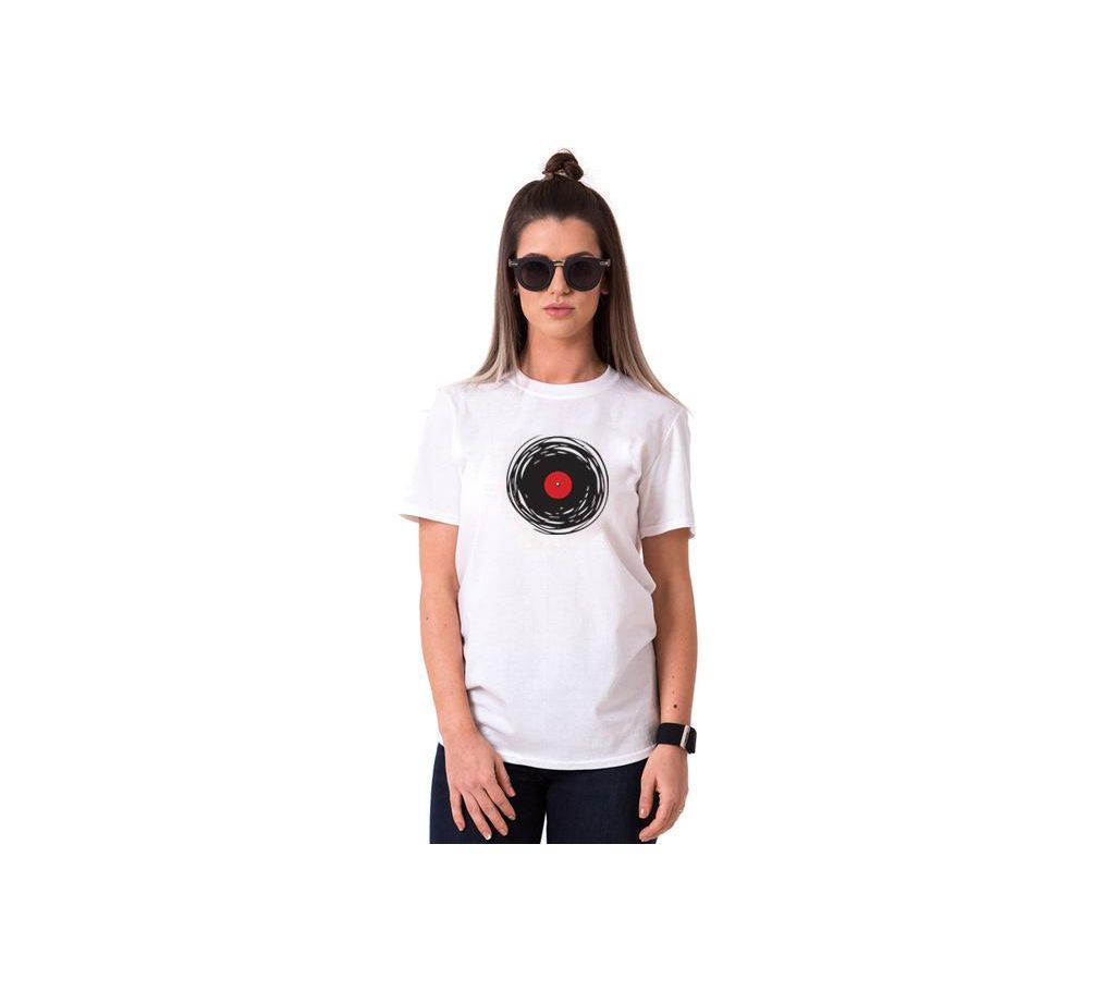 womens Radio Cotton Round Neck  t-shirt