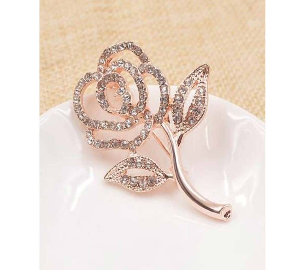 Rhinestone Flower shape Brooches for Women