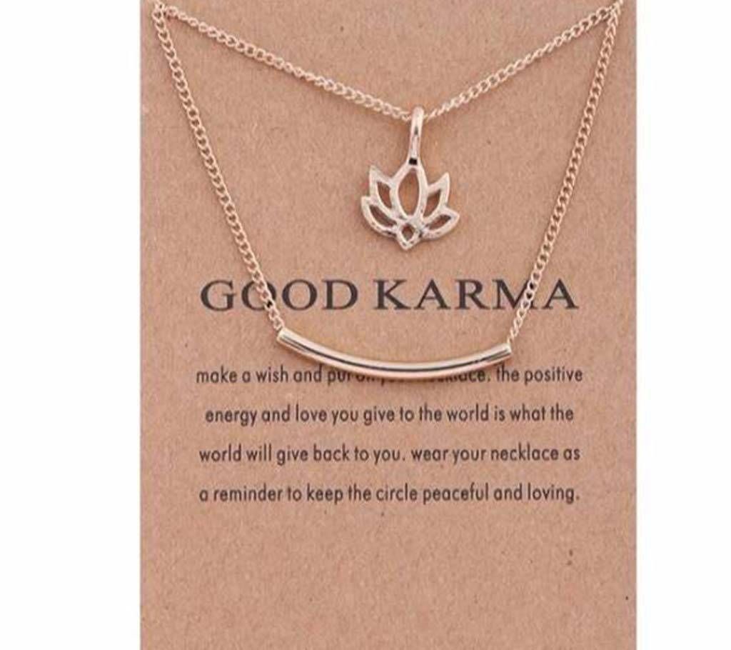Multilayer Adjustable Gold Color Chains Necklaces