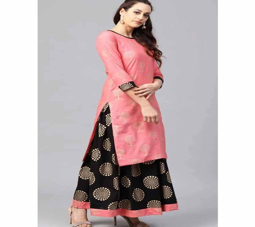 Latest Block Printed 2 piece Salwar Kameez for Women