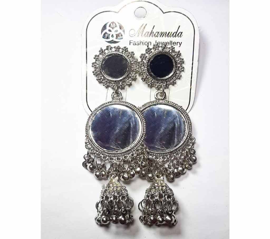 Mirror and Mirror Silver Earring