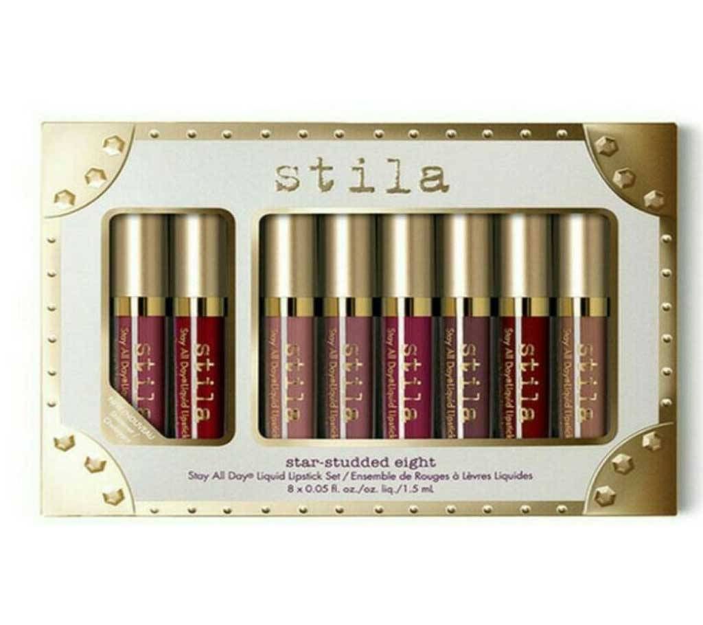 stila Eight stay all day liquid lipstick set 8pcs 100gm (USA)