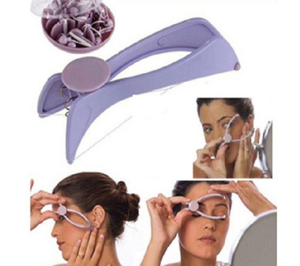 Face Facial Body Eyebrow Hair Remover Threading System Epilator Defeatherer DIY Beauty Nice Tool Epilator