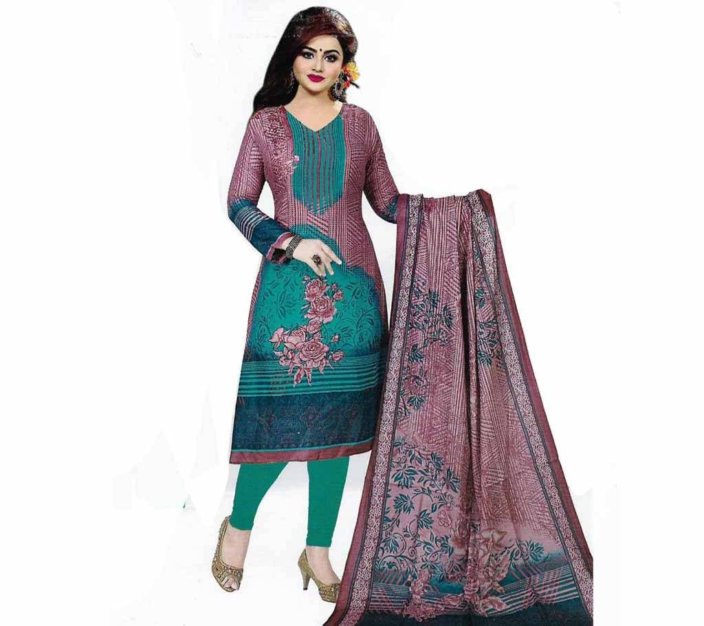 Unstiched Printed Cotton Three Piece17