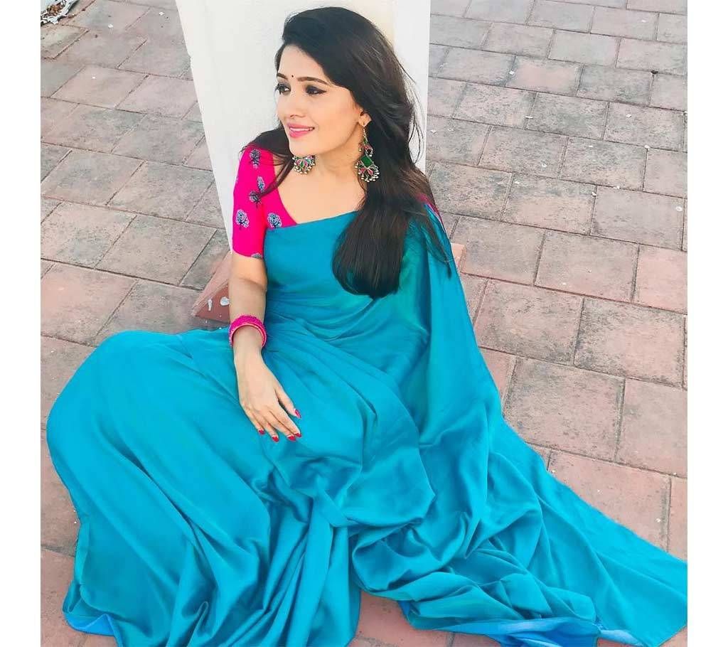 Sky Blue Saree