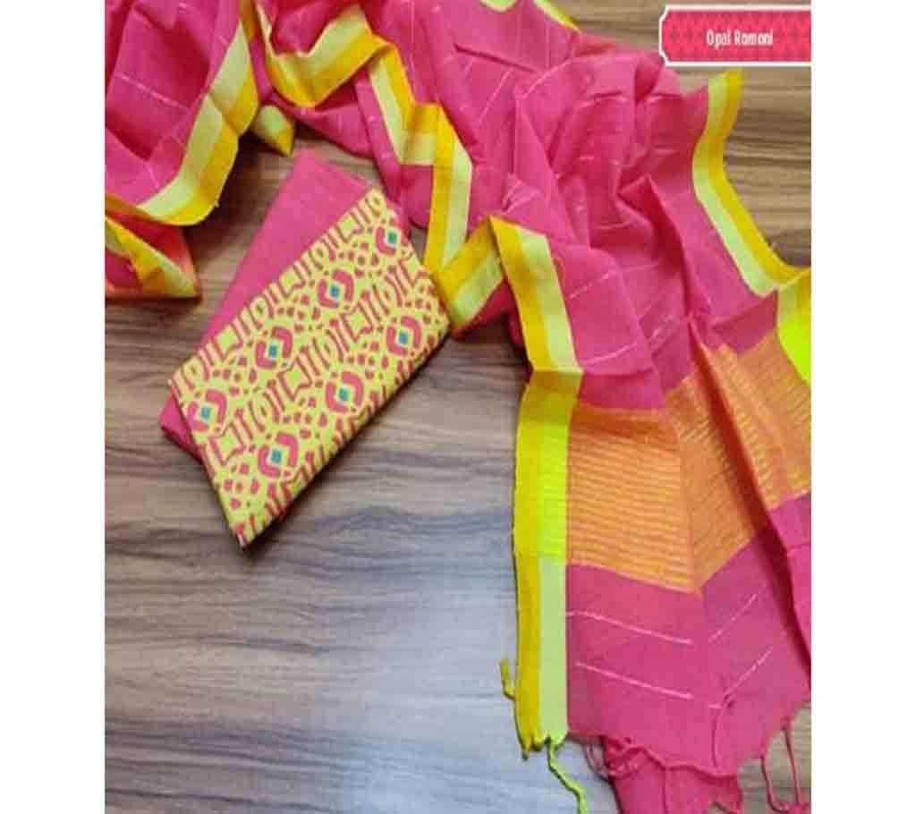 Homemade Tat Original Cotton Multi Color Deshi Shalwar Kameez-70