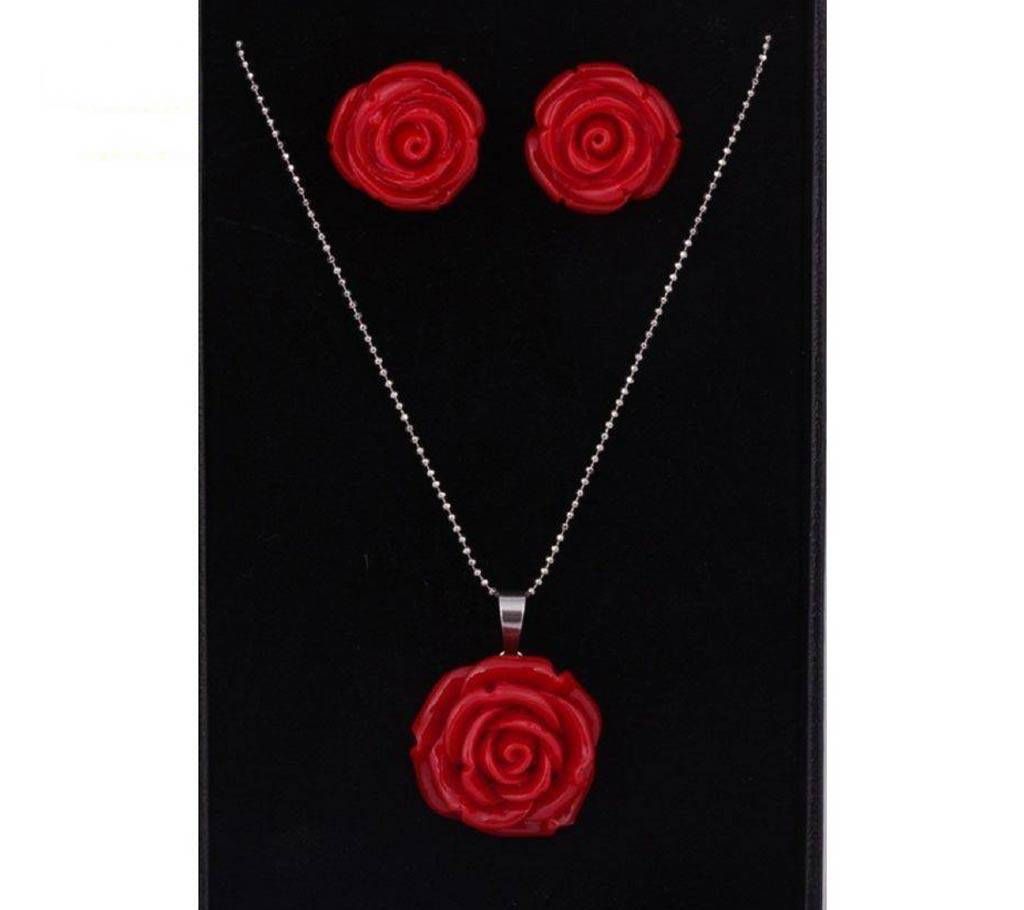 Flower Necklace Set