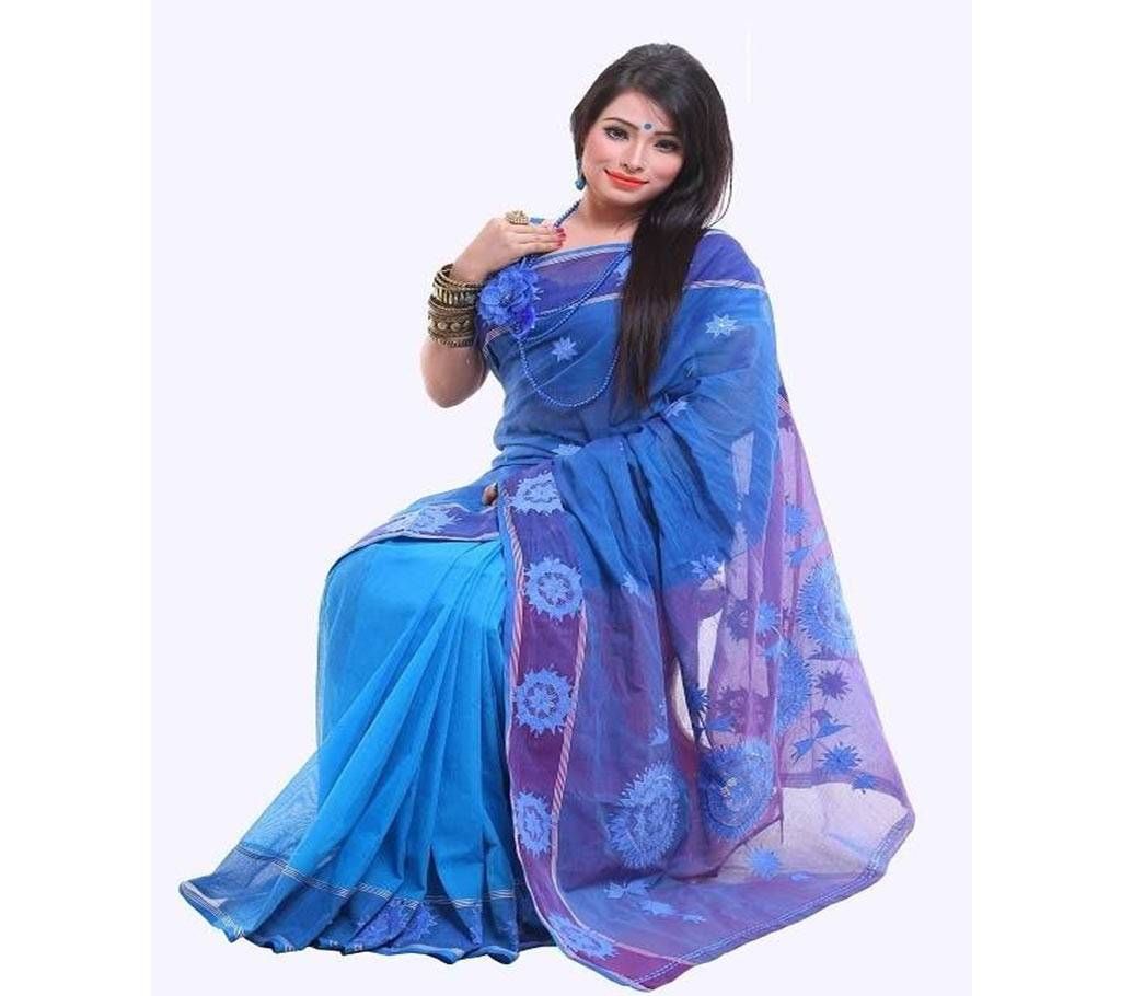 Double Shade Pure Cotton Sharee