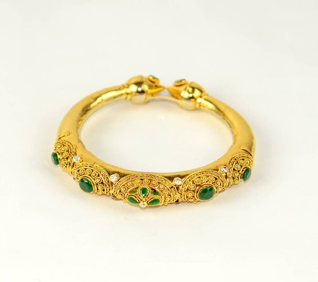 Gold Plated Pearl Setting Bangles