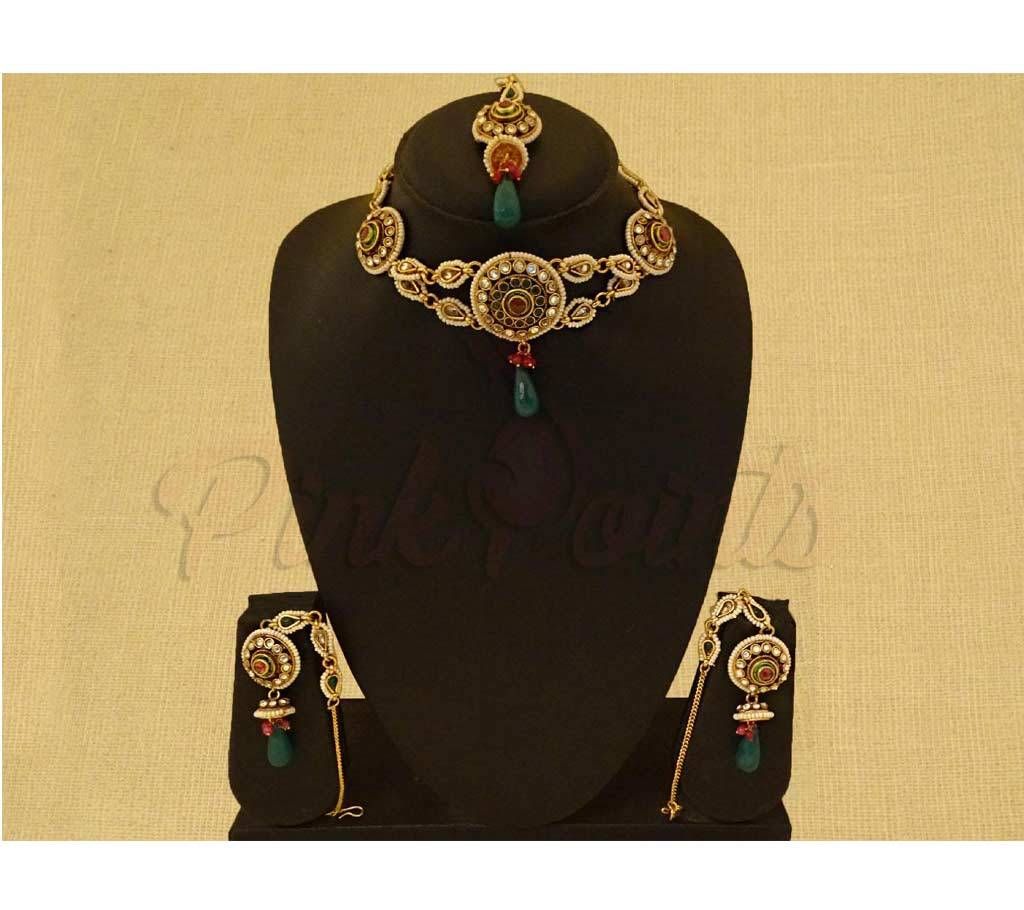 Neck Base Style Antique Necklace (by Pink Point - NS-3484-99)
