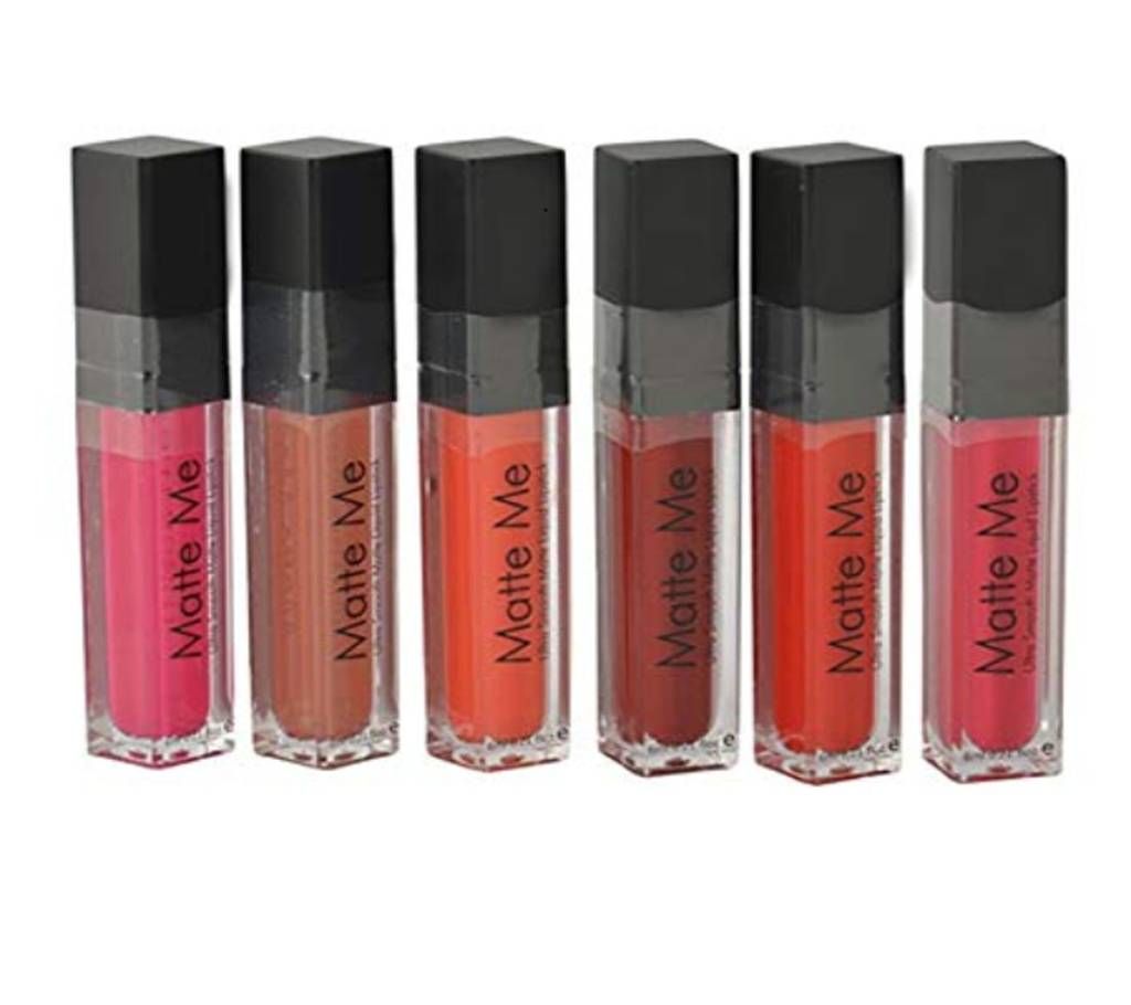 Matte Me Lipstick -6pcs -  China