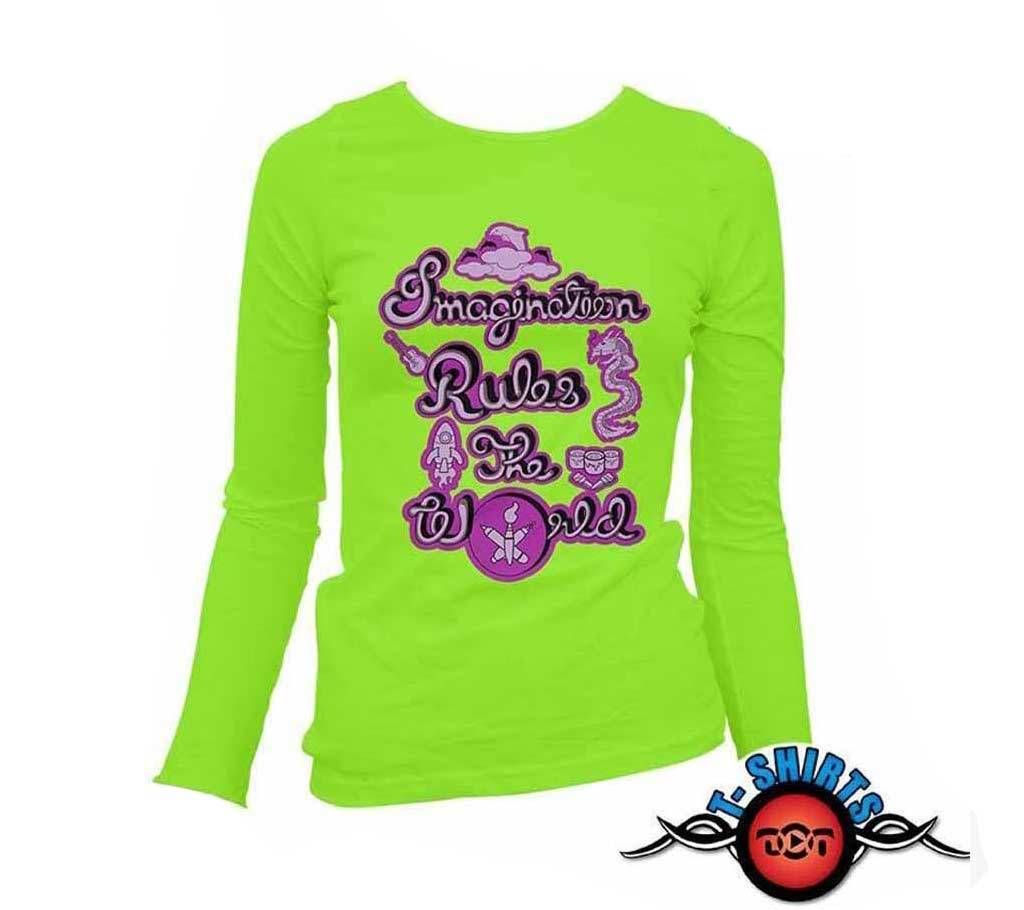 Imagination Full Sleeve Ladies T-Shirt