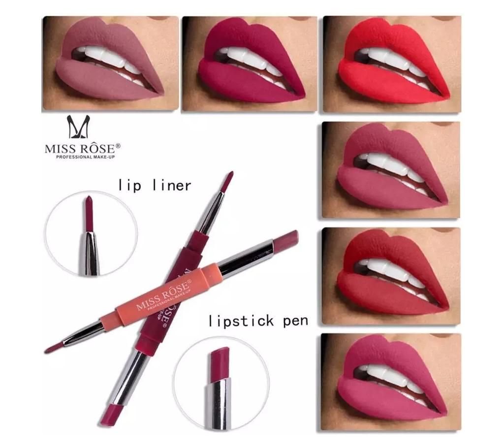 Miss Rose lipstick and Lip liner - China 