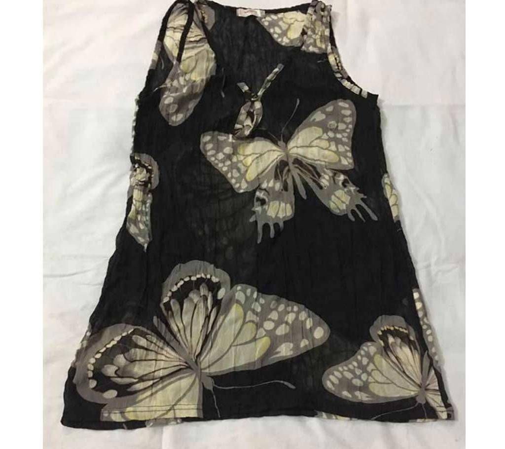 Ladies Sleeveless Georgette Tops