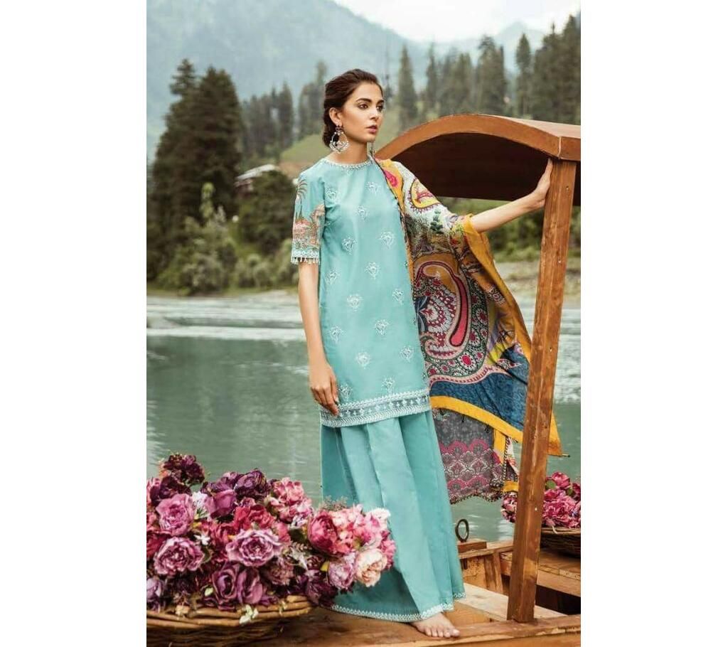 Nazneen Unstitched Lawn Salwar Kameez