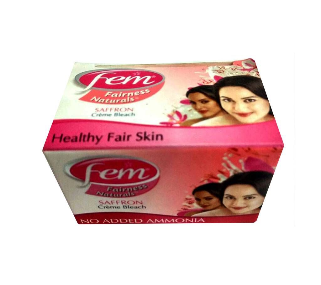 fem saffron creme bleach 8 gm India