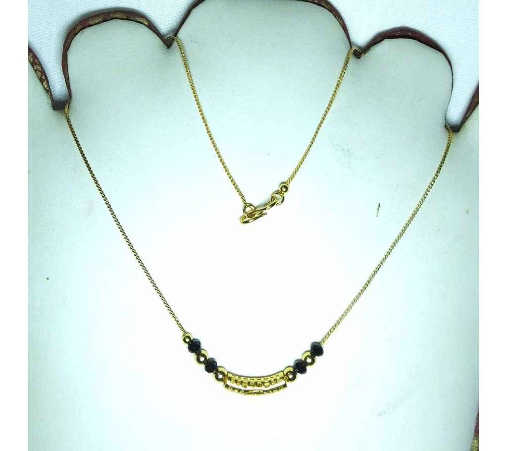 city gold necklace 