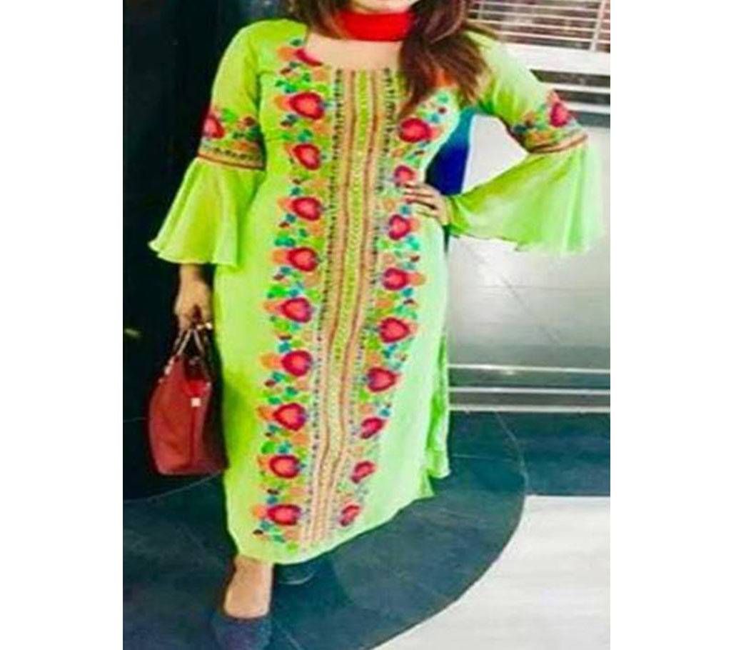 Unstitched Gorgeous Embroidery Georgette Salowar Kamiz  RP 162 Copy