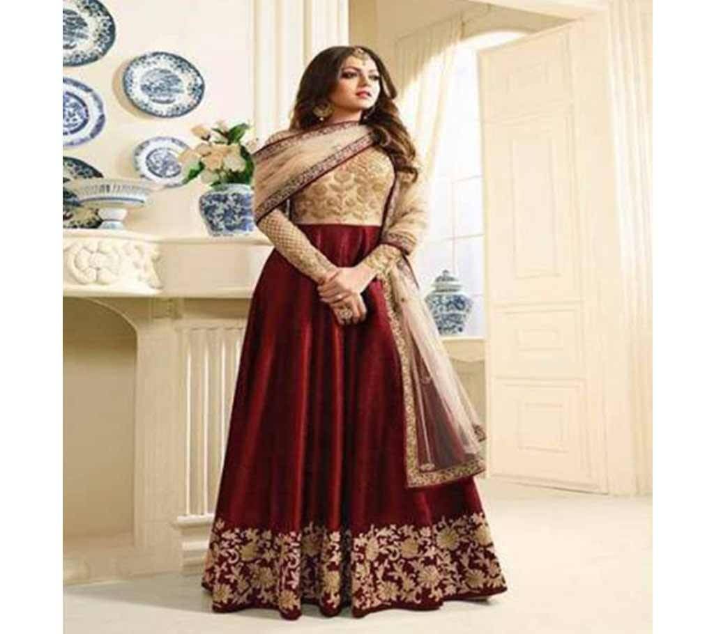 Gorgeous Embroidery Georgette Anarkoli Dress Nitya 1403 Copy
