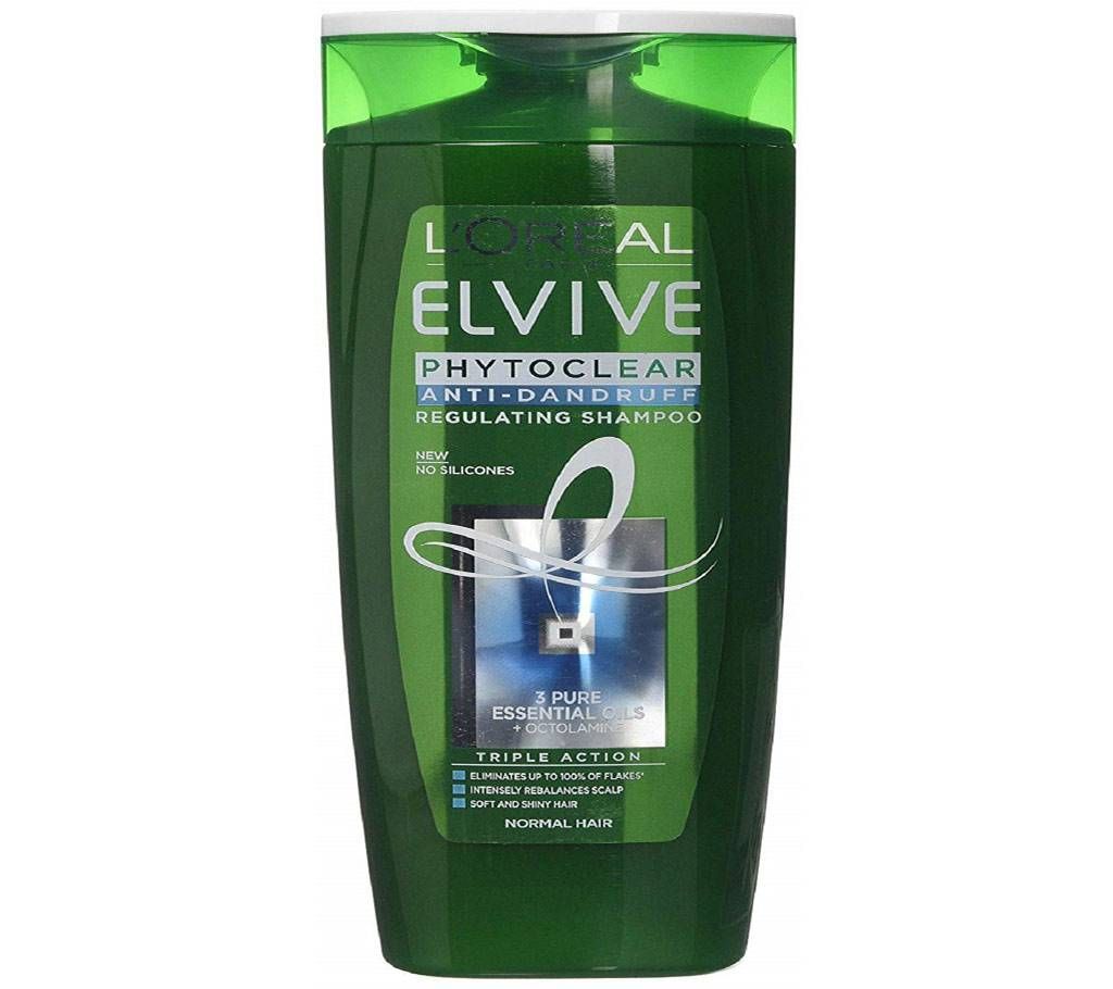 LOreal Paris Elvive Phytoclear Anti-Dandruff Regulating Shampoo 400ml - UK