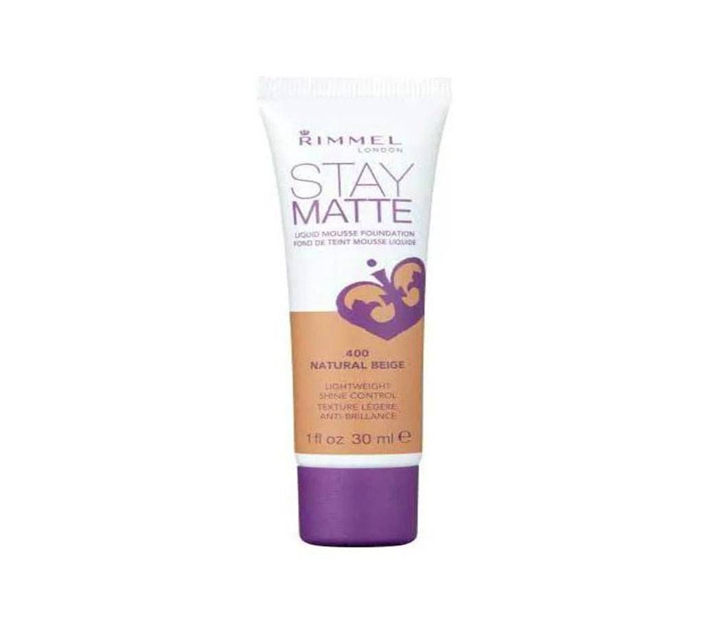 Rimmel Stay Matte Foundation Natural Beige 30ml - UK 