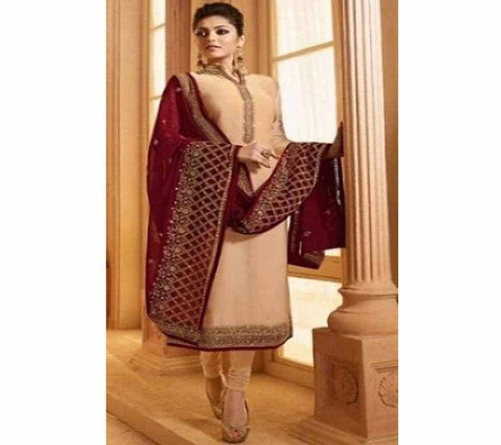Georgette Unstitched Three Piece-110