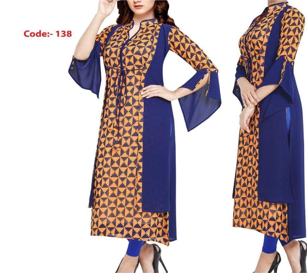 Ready Made Georgette Embroidery Single Kameez