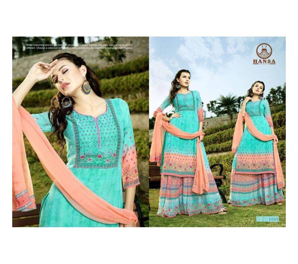 Unstiched salowar kameez