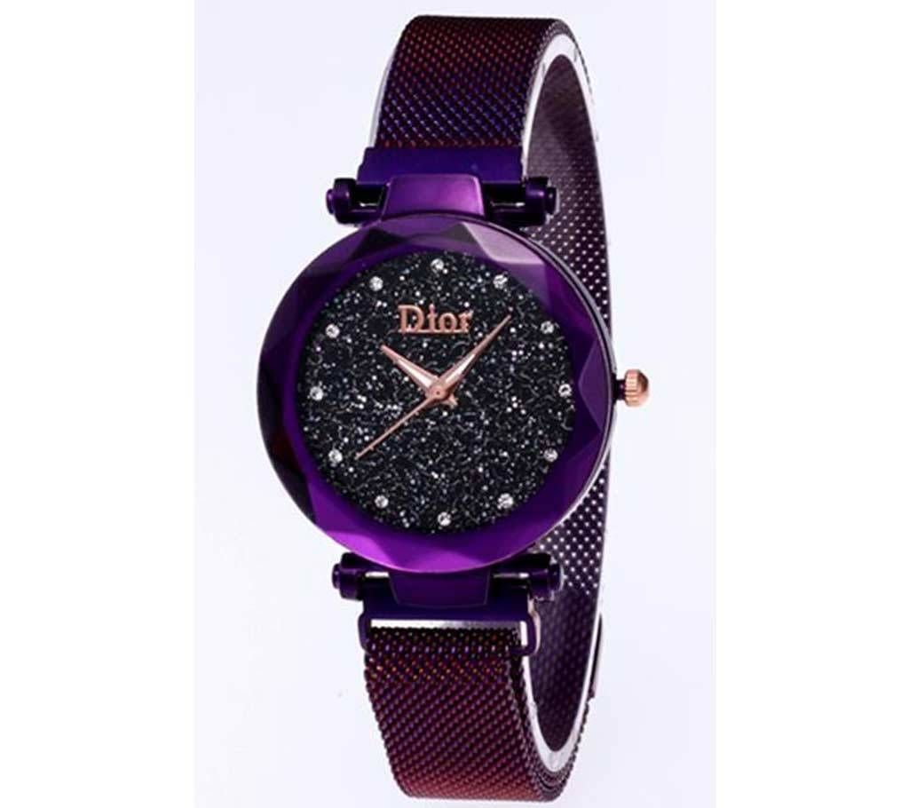 D MAGNATE LADIES WATCH - PURPLE