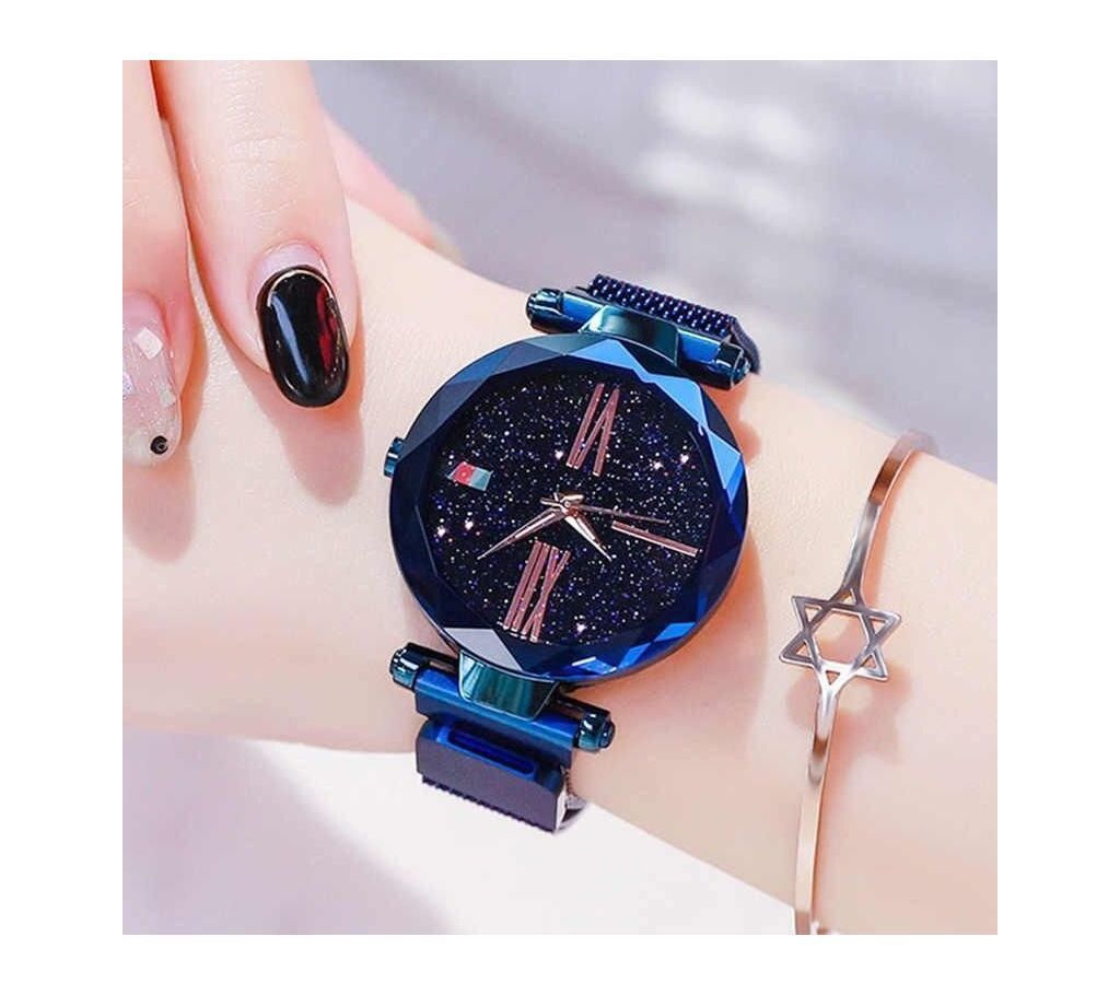 Dior High Quality Magnet Analog Watch for Women  Blue 02  SKA