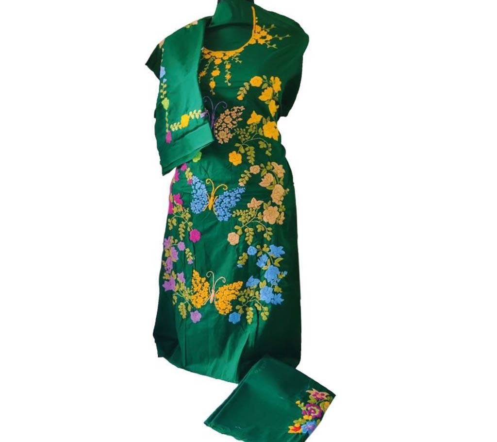 Unstitched Hand Embroidery Dress-Product Code 102