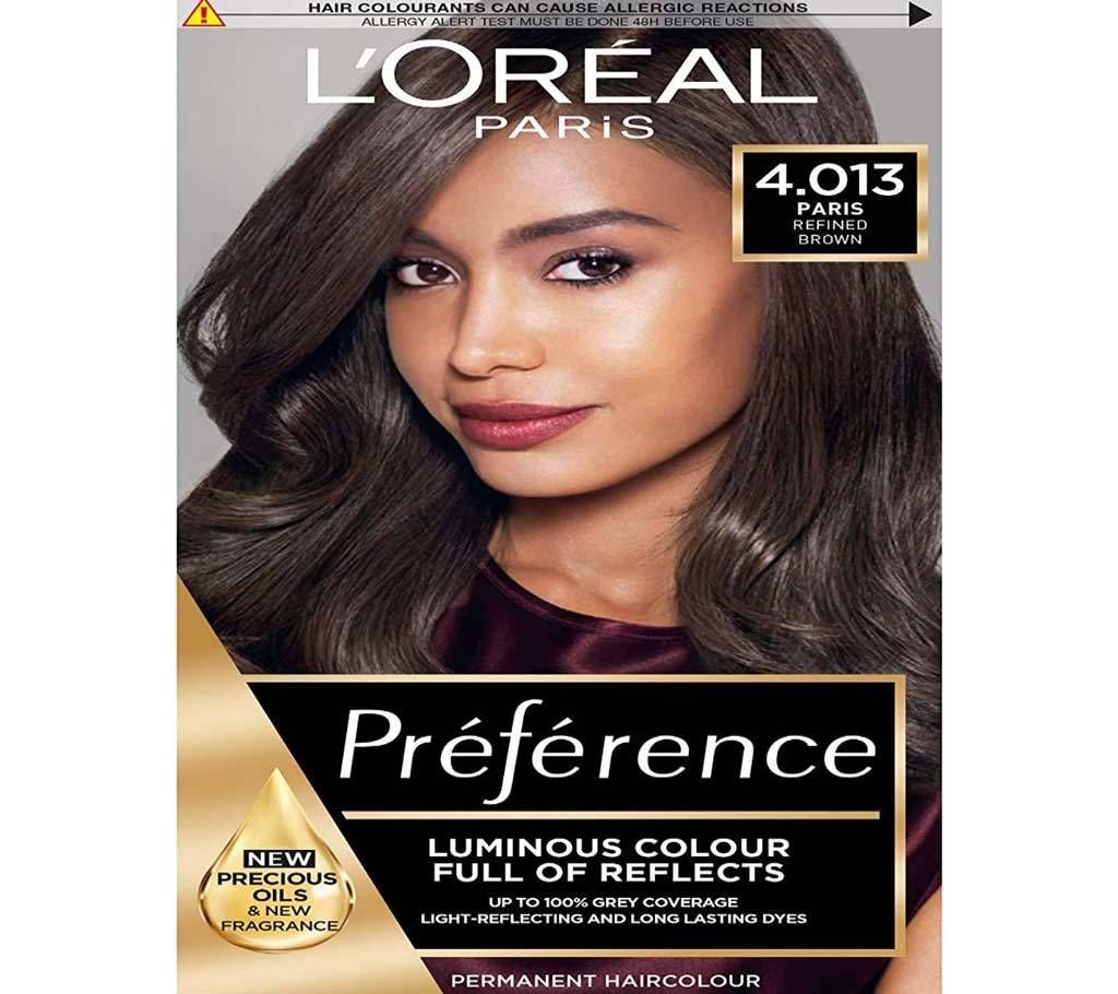 LOreal paris 4.013 paris refined brown-8.22 Oz-France