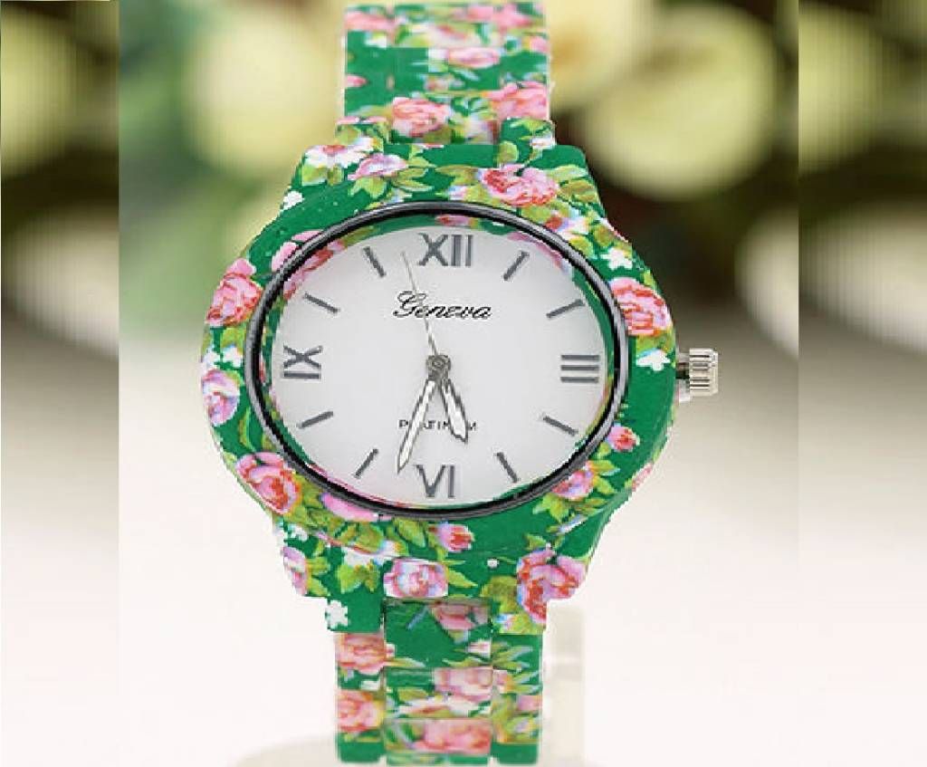 Simulated Ceramics Wrist Watch for Women