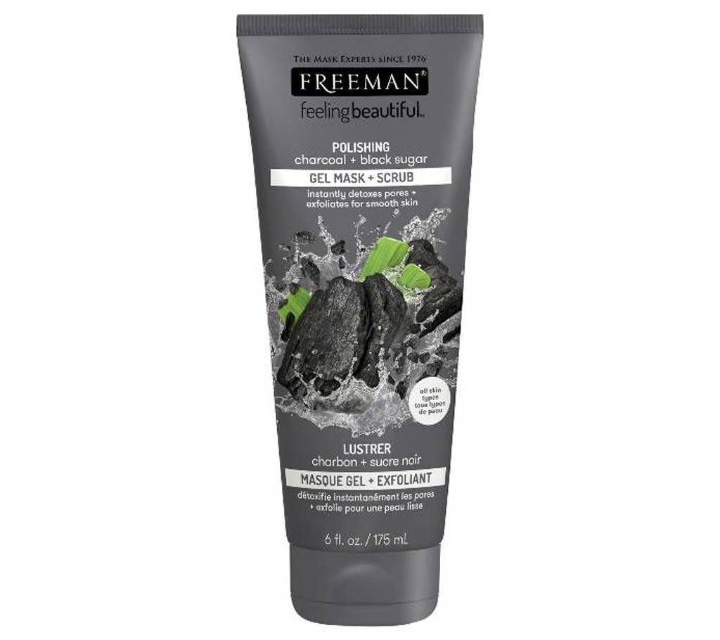 Freeman polishing charcoal+black sugar Gel mask+sc