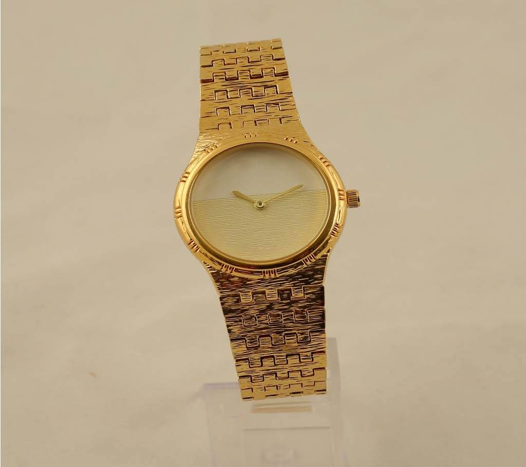 Golden Color Dial Golden Color Chain Watch