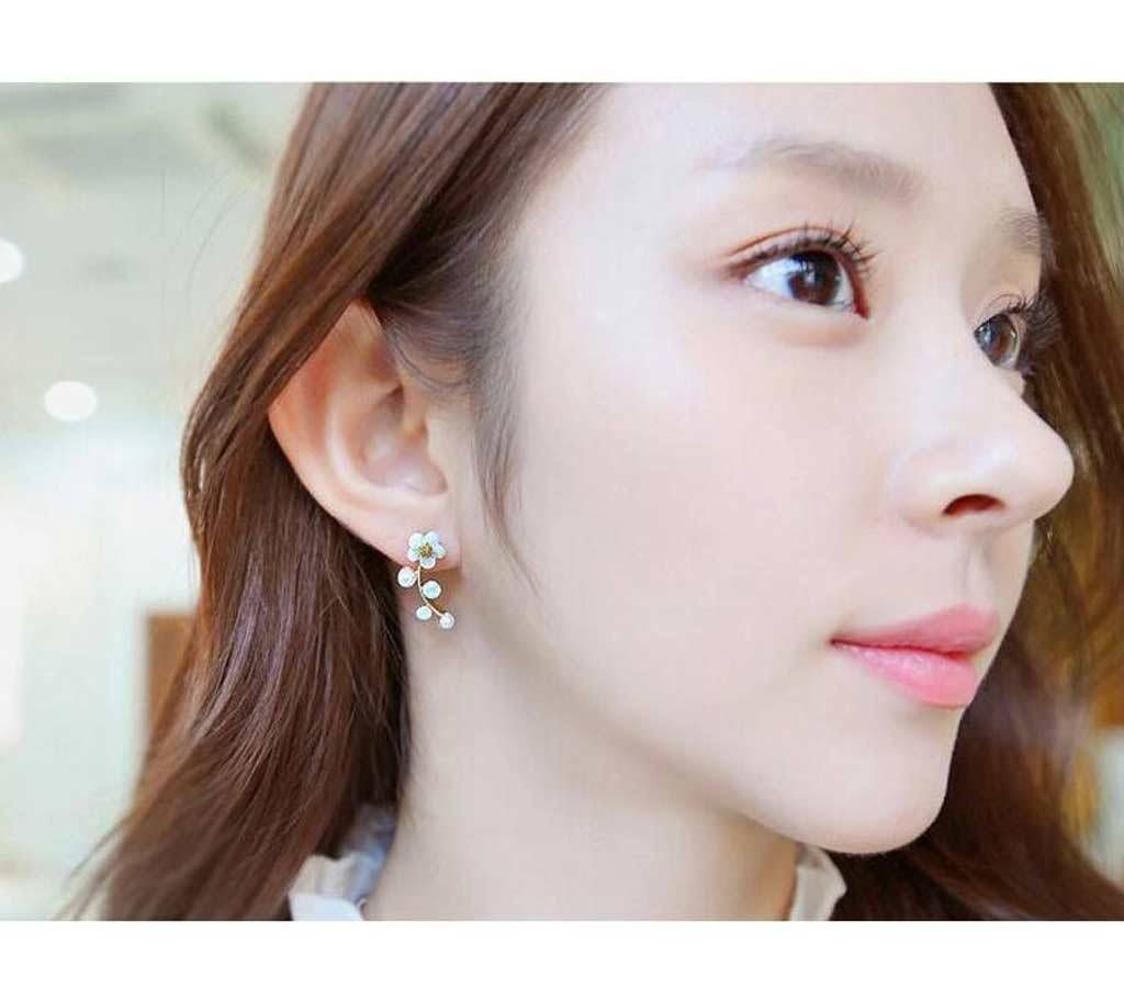 Pearl Shell Flower Earring