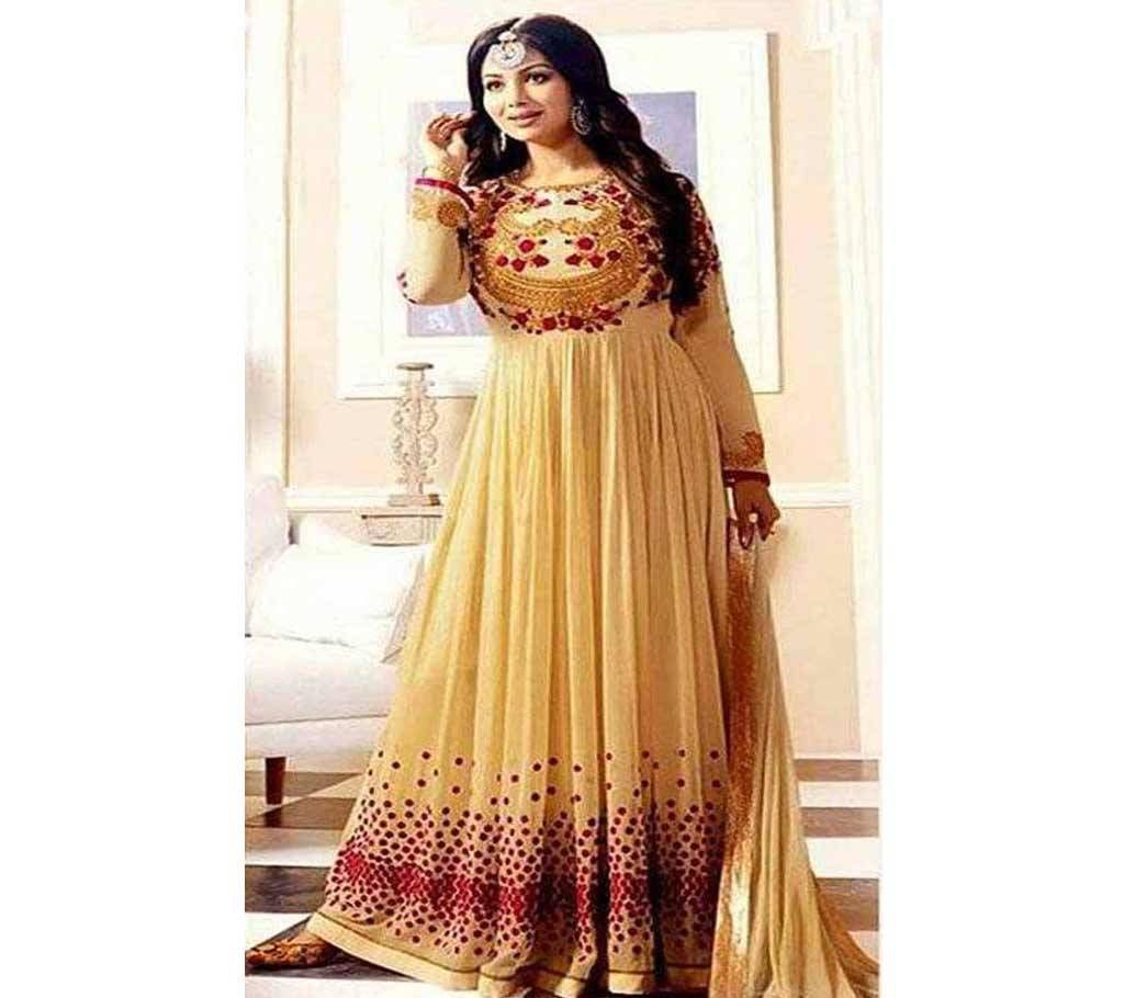 Unstiched Georgette Gown For Women (Copy)