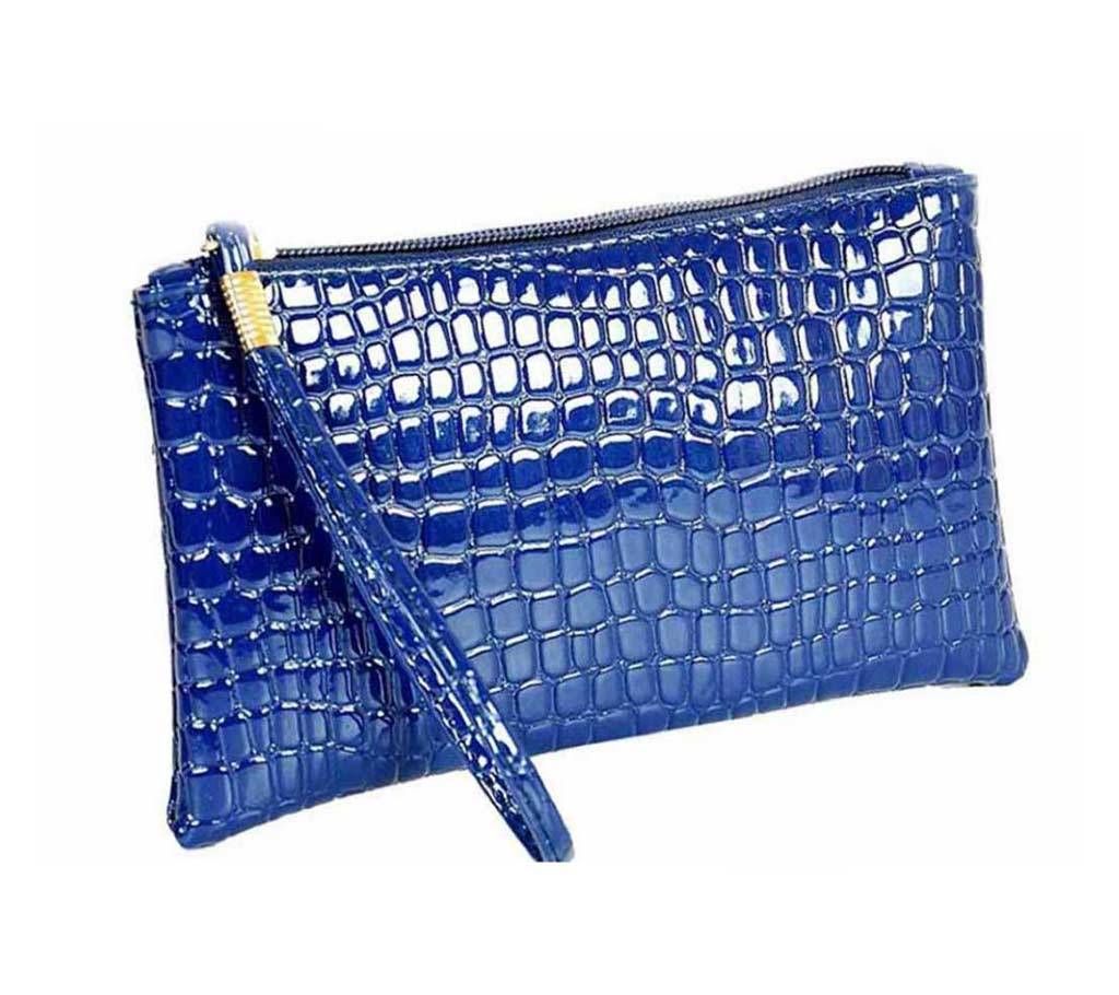 Mini Crocodile Purse Blue