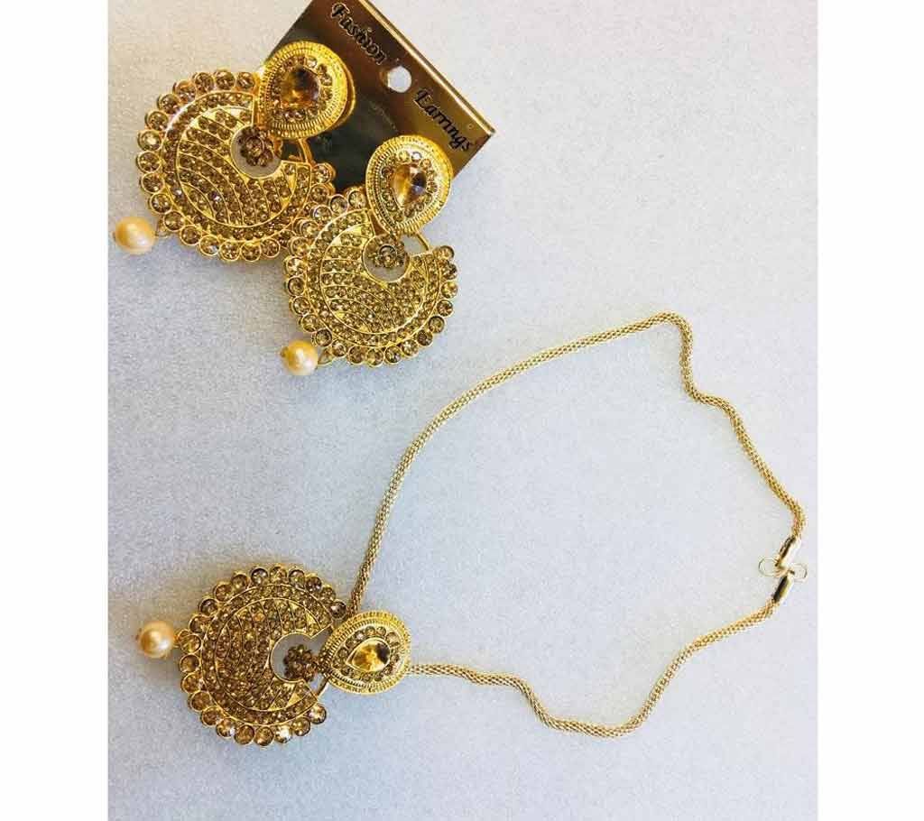 Gold plated locket set 