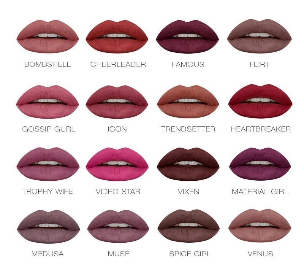 huda beauty liquid matte box set 16 pieces PRC