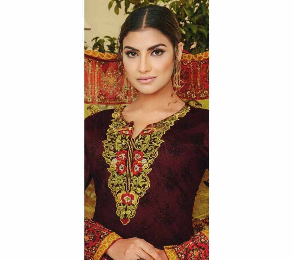 muslim lon Unstitched  Three Piece 