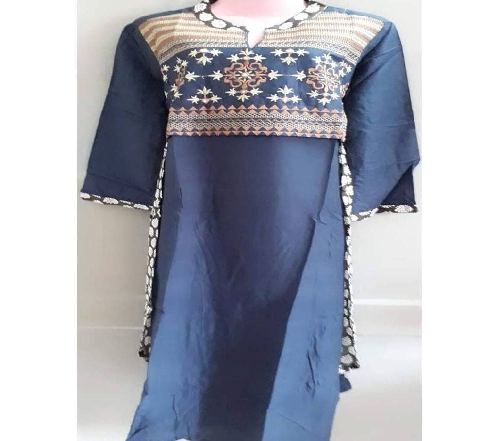 un stitched joypuri cotton long kurti 