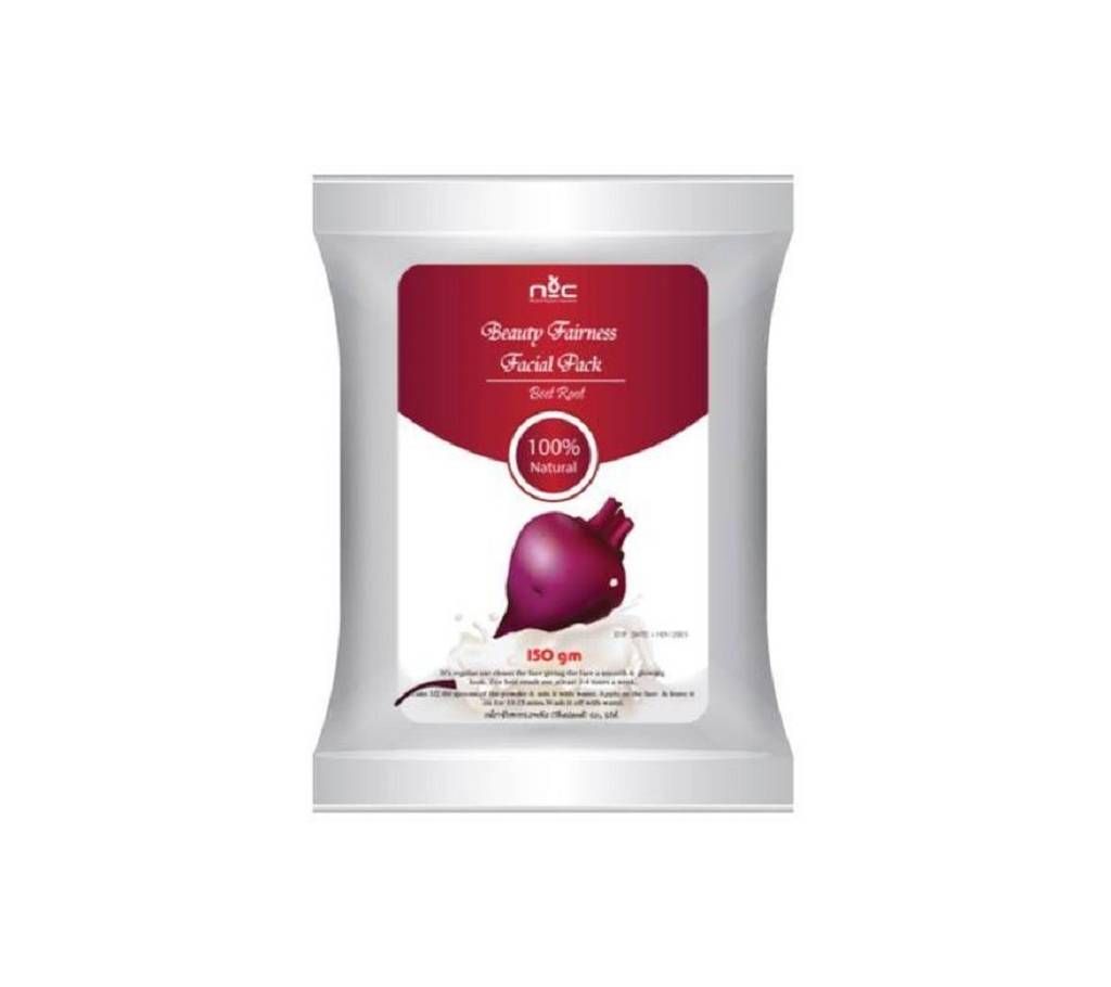 NOC Beauty Fairness Facial Pack  Beetroot Flavor 150gm THAILAND