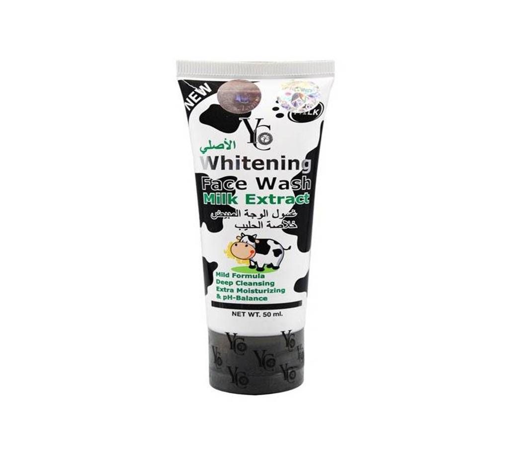 Yong Chin Whitening Face Wash Milk Extract For Men And Women 100ml Thailand