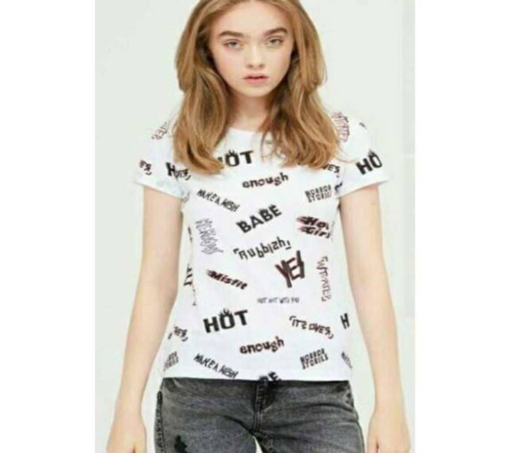 Women's Printed Tshirt