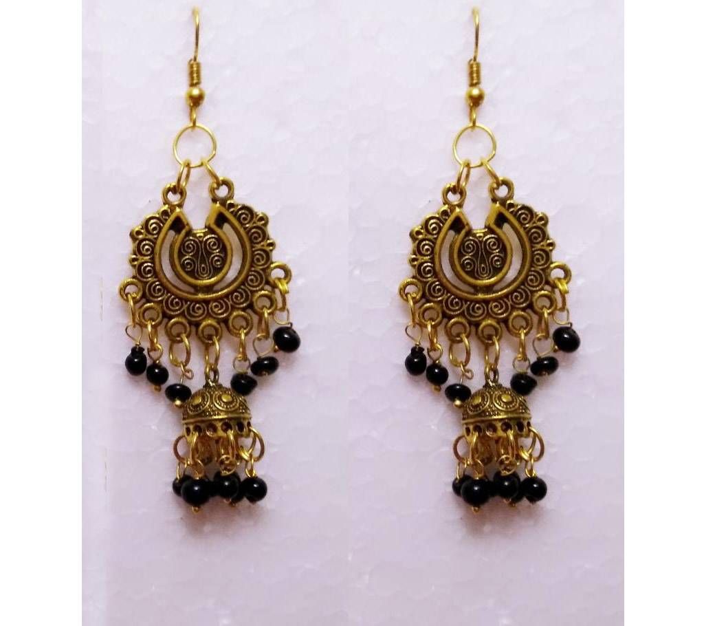 Antique gold plated jhumka 