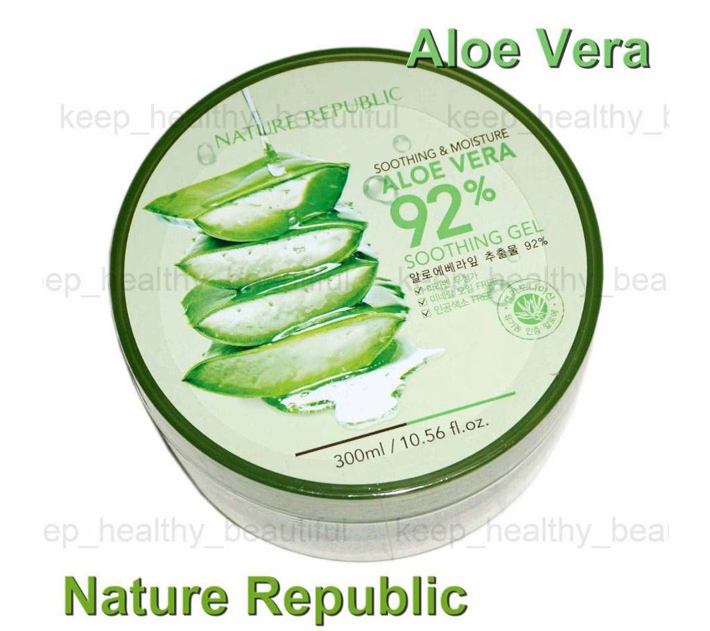 Aloe Vera 92% Soothing Gel 300ml - Korea 