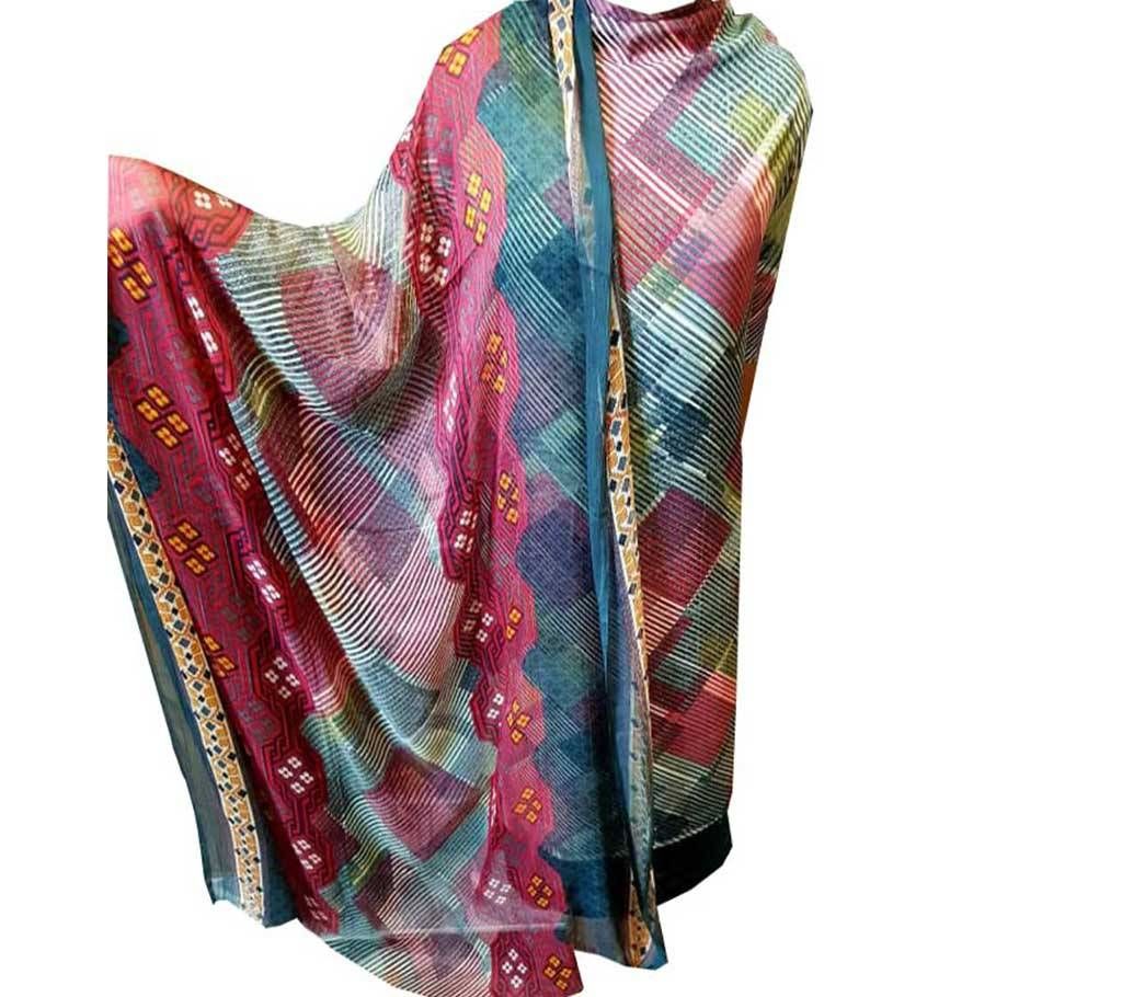 Unstitched Indian Soft Linen Three Pieces