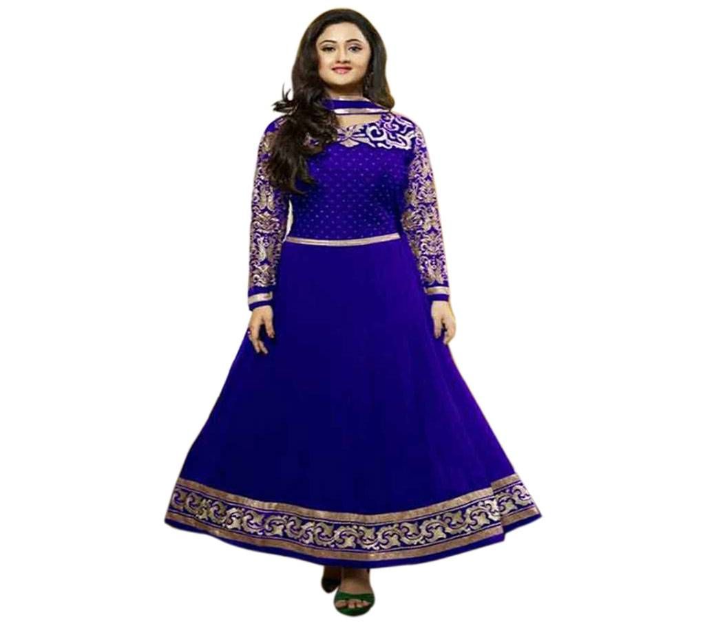 Unstitched block printed Rajdhani voyel cotton Salwar Kameez St block-293