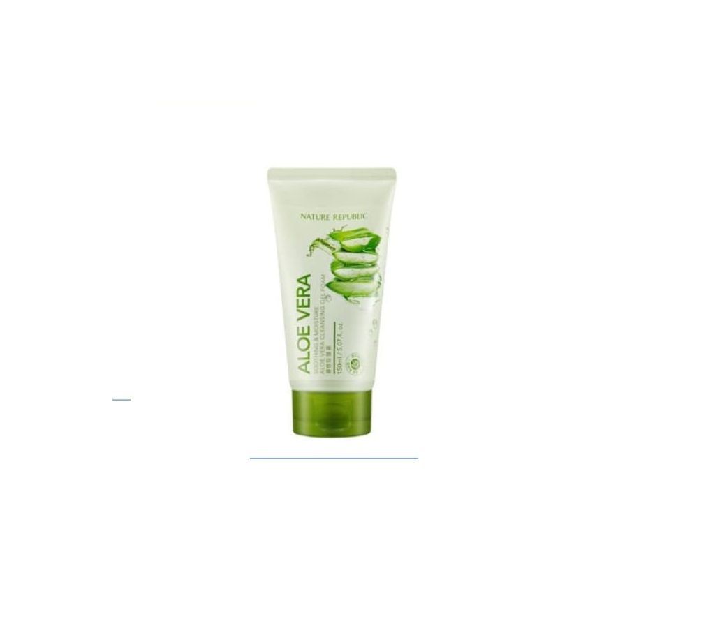 Soothing & Moisture Aloe Vera Foam Cleanser 150ml KOREA